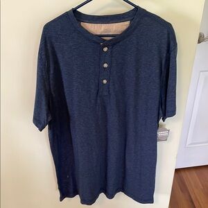 Mens Falls Creek Short Sleeve Henley Size XL
